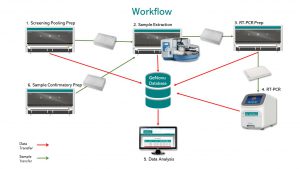 Covid-19 screening workflow